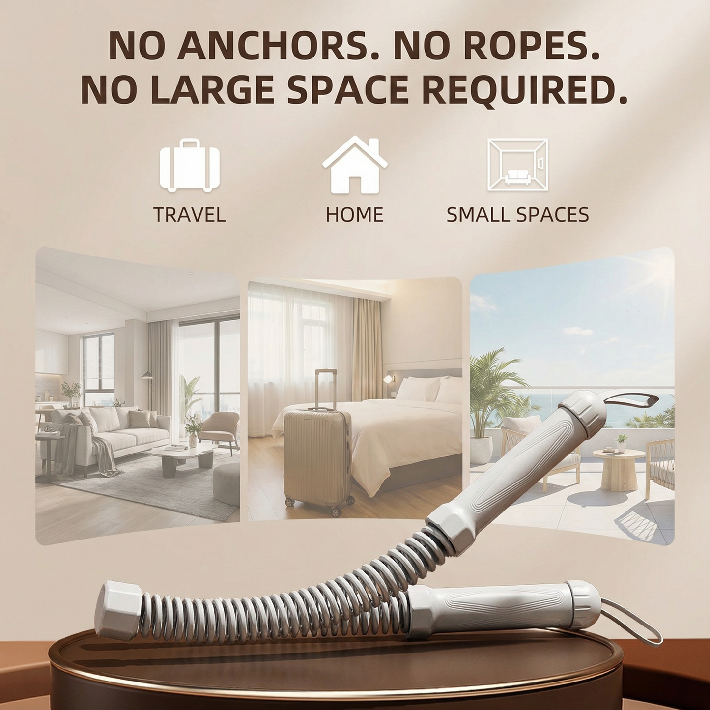 PoweredGear™ Premium Cordless Battle Rope