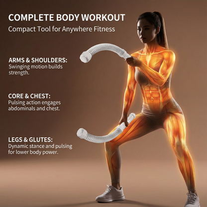 PoweredGear™ Premium Cordless Battle Rope