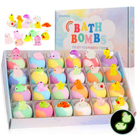 24 Organic Surprise Toy Bath Fizzies