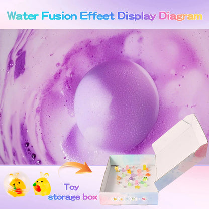 24 Organic Surprise Toy Bath Fizzies